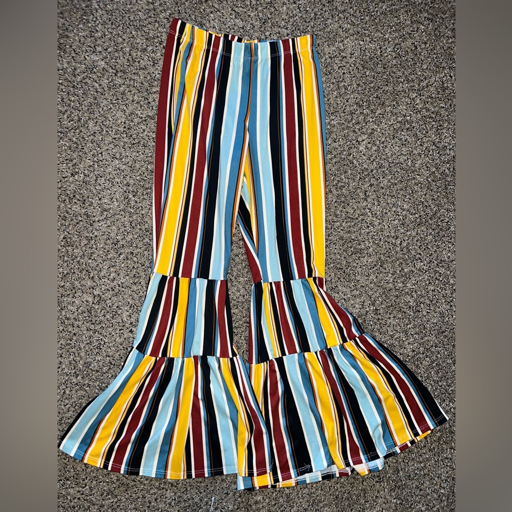 Striped bell bottoms